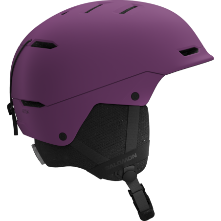 copy of Kask narciarski Salomon DRIVER Black/Red Accent/Solar 2021